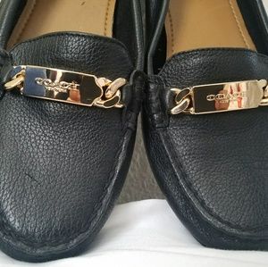 Coach leather loafers
